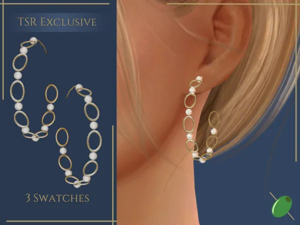 Alpha Olga Hoops by pitted0live - The Sims 4 Custom Content