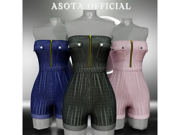 Alpha [ASOTA OFFICIAL] Ziya Outfit - The Sims 4 Custom Content