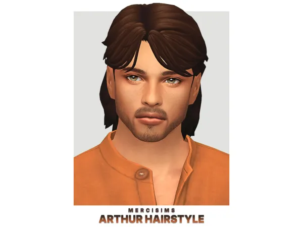 Sims 4 Arthur Hairstyle by mercisims