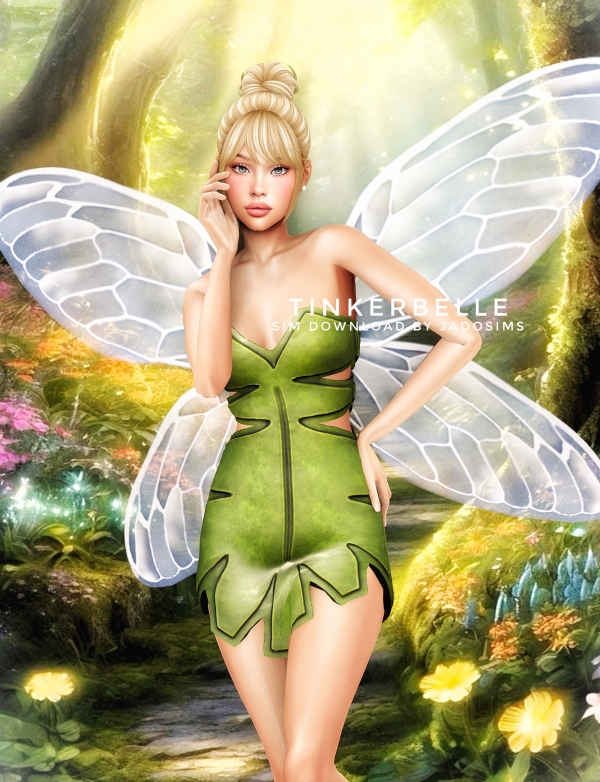Alpha Tinkerbelle (Sim Download) by shopwithflynnn - The Sims 4 Custom Content