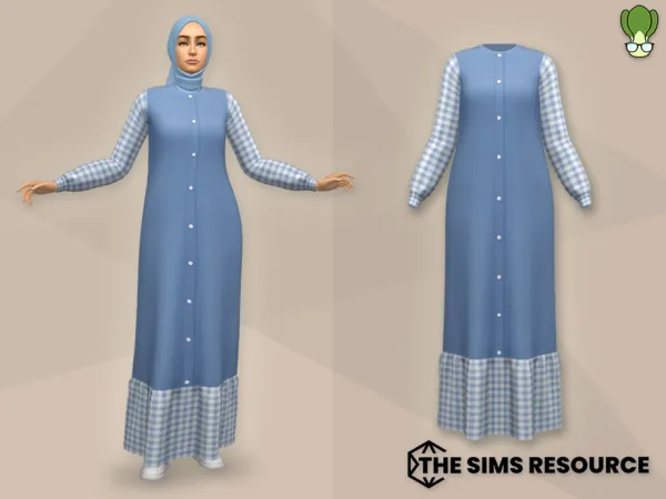 Maxis Match Modest Wear Abaya 10 by kapakijo - The Sims 4 Custom Content