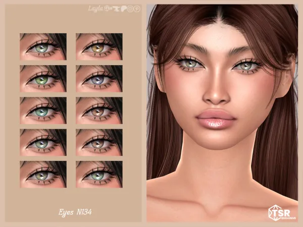 Alpha tsr Eyes N134 - The Sims 4 Custom Content