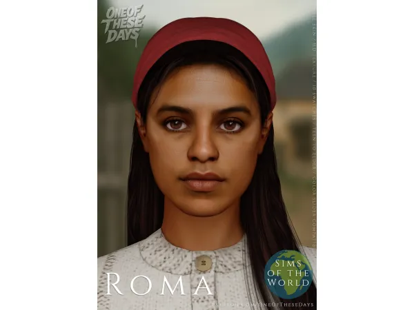 Sims 4 Sims of the World : Roma - SKIN + tray files