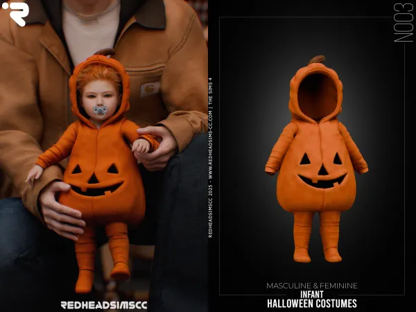 Alpha IU HALLOWEEN COSTUMES N003 - The Sims 4 Custom Content
