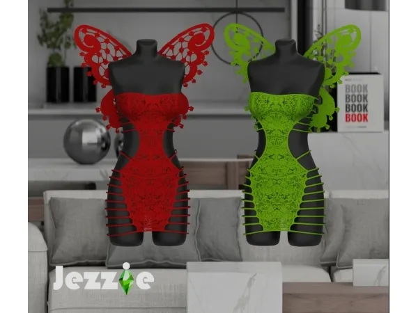 Alpha JEZZIETS4 MAGICAL butterfly ( gift) - The Sims 4 Custom Content