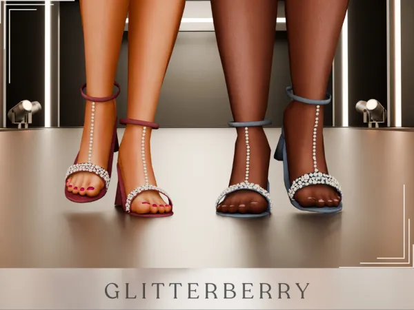 Mix Diamond Heels - The Sims 4 Custom Content