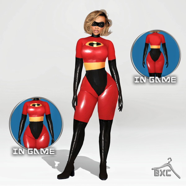 Alpha MRS INCREDIBLE COSTUME by simsfinds - The Sims 4 Custom Content