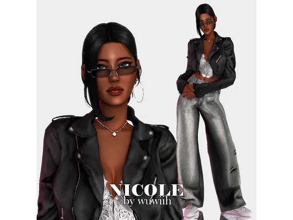 Sims 4 Nicole by wuwiih01