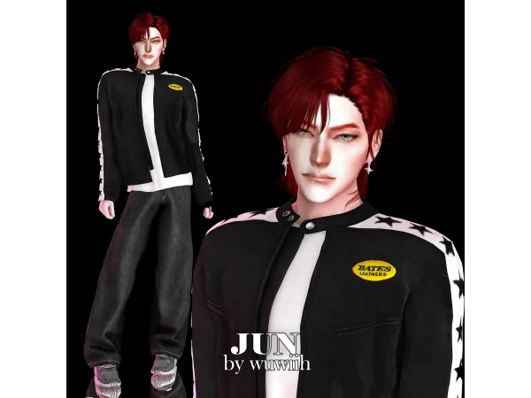 Sims 4 Wang Jun by wuwiih01