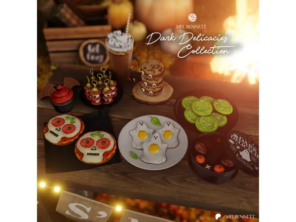 Mix Dark Delicacies Collection - The Sims 4 Custom Content