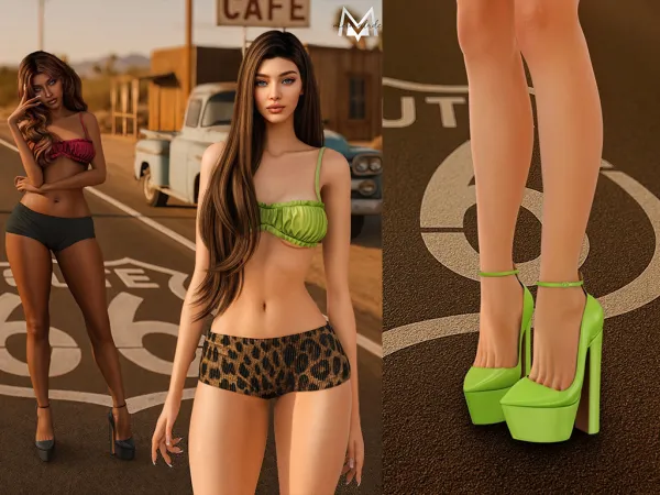 Alpha Raven Set - The Sims 4 Custom Content