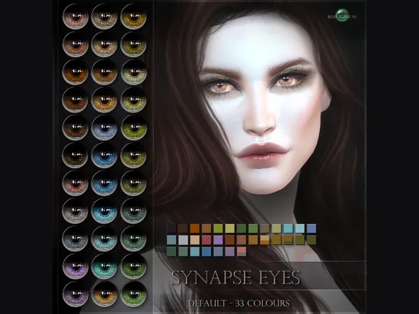 Alpha Synapse Eyes (default replacement) - The Sims 4 Custom Content