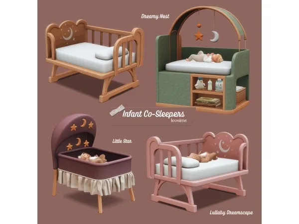 Mix Infant Co Sleepers - The Sims 4 Custom Content