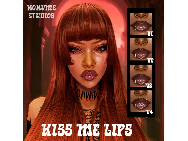 Kiss Me Lips by NoNvme Studios