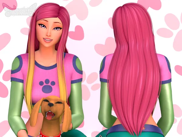 Mix Roxy Winx Hair - The Sims 4 Custom Content