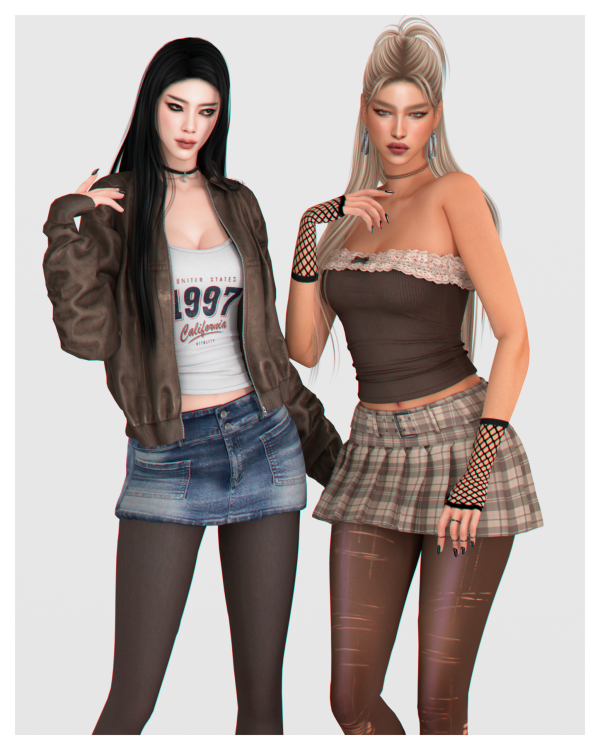 Alpha Midnight Rush Set by simsfinds - The Sims 4 Custom Content