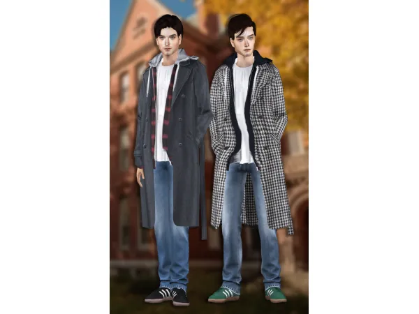 4t2 KKu2019s Creation Hoodie With Coat by fakebloood - The Sims 2 Custom Content