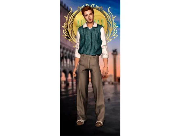 Kurimas 4t2 MIRO Bennie Set Top - The Sims 2 Custom Content