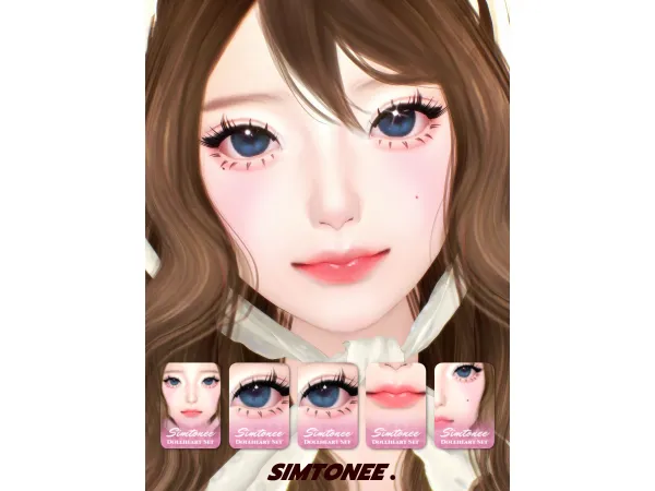 Maxis Match Simtonee Dollheart Set - The Sims 4 Custom Content