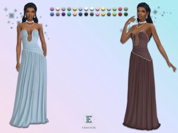 Sims 4 ErinAOK Womens Gown 101725