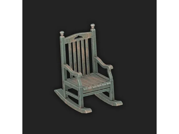 Mix Farmey rocking chairs - The Sims 4 Custom Content