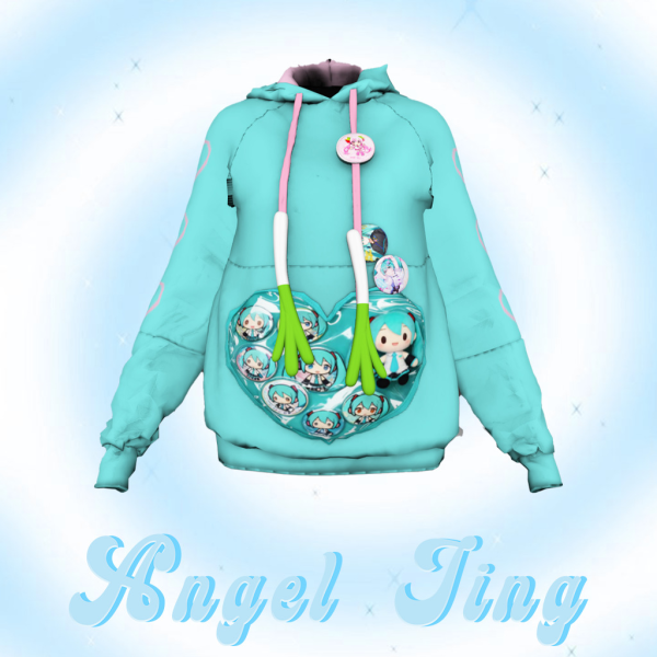 Alpha angeljing miku by simsfinds - The Sims 4 Custom Content
