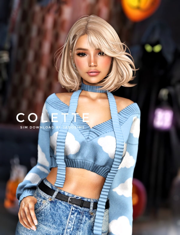 Alpha Colette (Sim Download) by shopwithflynnn - The Sims 4 Custom Content