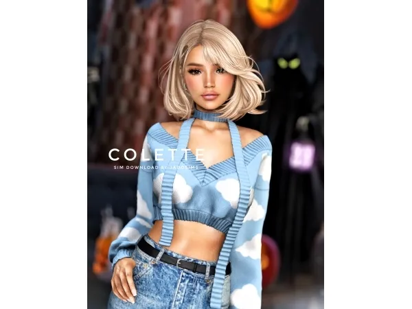 Alpha Colette (Sim Download) - The Sims 4 Custom Content