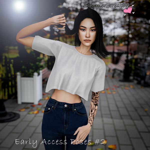 Mix Early Access Poses 2 by simmer_creator - The Sims 4 Custom Content