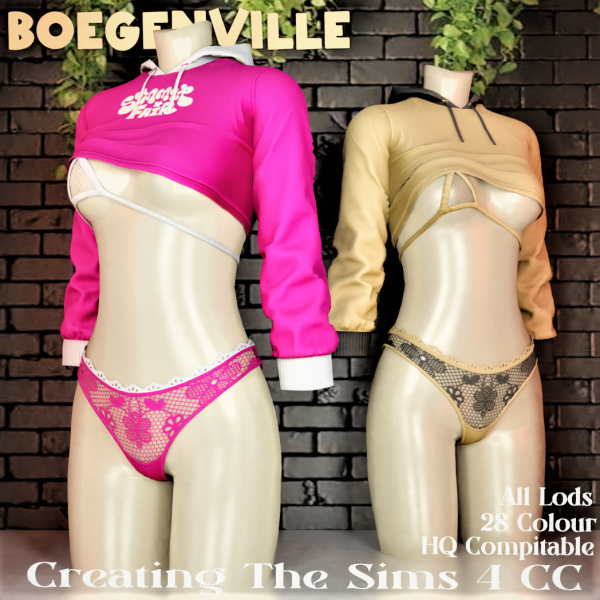 Alpha Boe_Clara Shinta Outfit by boegenville - The Sims 4 Custom Content