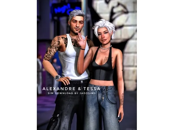 Alpha Alexandre Tessa (Sim Download) - The Sims 4 Custom Content