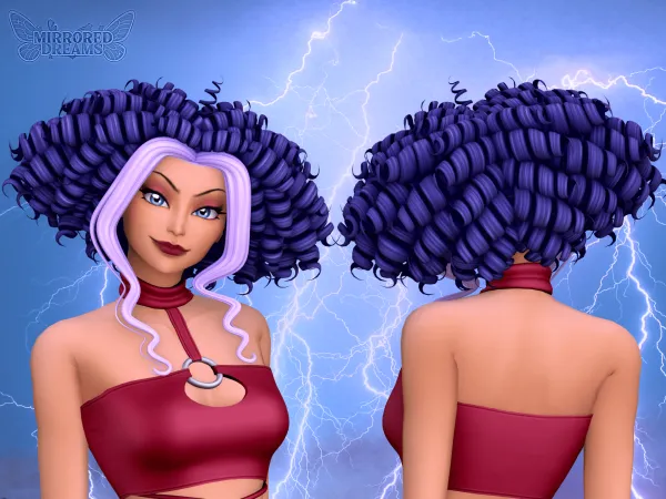 Mix Stormy Trix Hair - The Sims 4 Custom Content