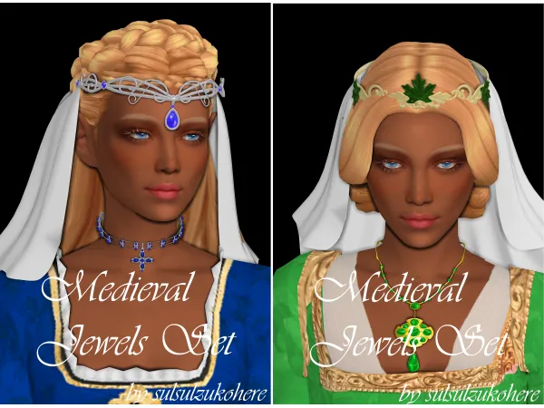 Medieval Jewels Set - Ladesire Conversions Part Two by sulsulzukohere