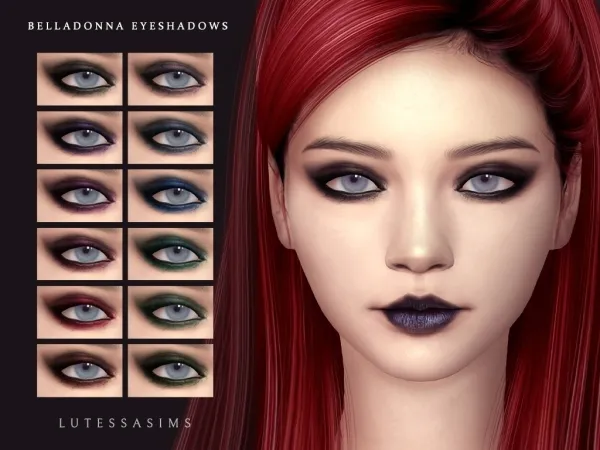 Alpha Belladonna Eyeshadows - The Sims 4 Custom Content