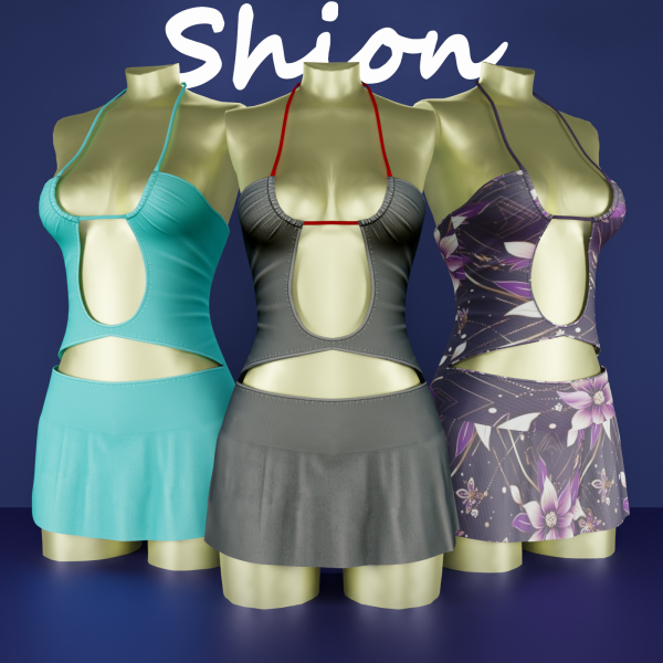Alpha Shion Camila Party Dress by shion_sims - The Sims 4 Custom Content