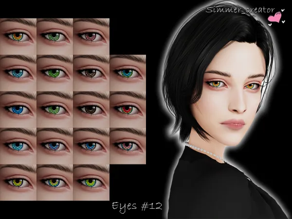 Mix (SC) Eyes 12 - The Sims 4 Custom Content