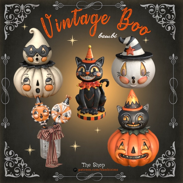 Alpha vintage boo by bambisims - The Sims 4 Custom Content
