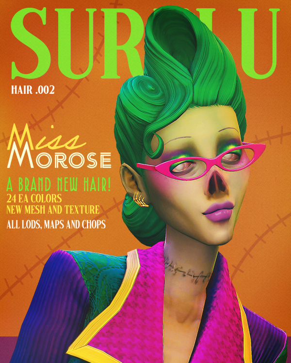 Maxis Match Miss Morose a Simblreen Mini Set by simsfinds - The Sims 4 Custom Content
