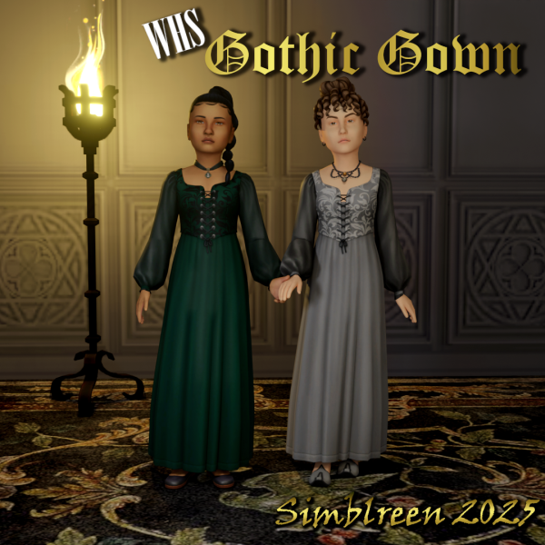 Maxis Match WHS LifeAndDeathGown4Kids by simsfinds - The Sims 4 Custom Content
