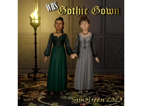Maxis Match WHS LifeAndDeathGown4Kids by whyhellosims - The Sims 4 Custom Content