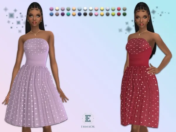 Sims 4 ErinAOK Women's Dress 10.22.25