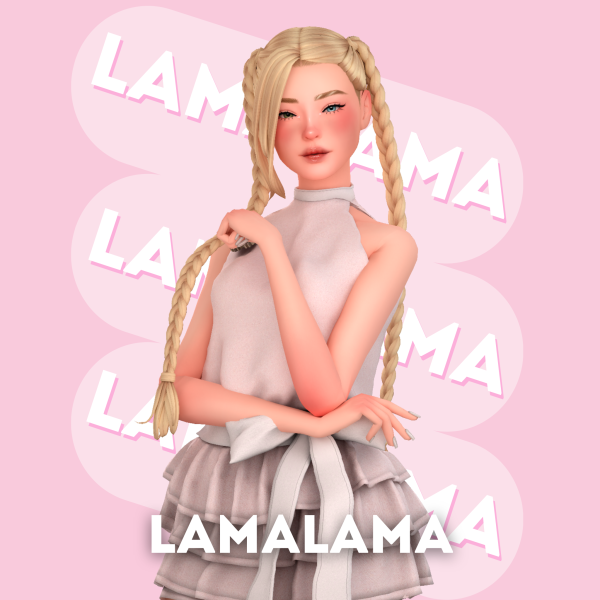 Maxis Match Hair Eveleen by simsfinds - The Sims 4 Custom Content