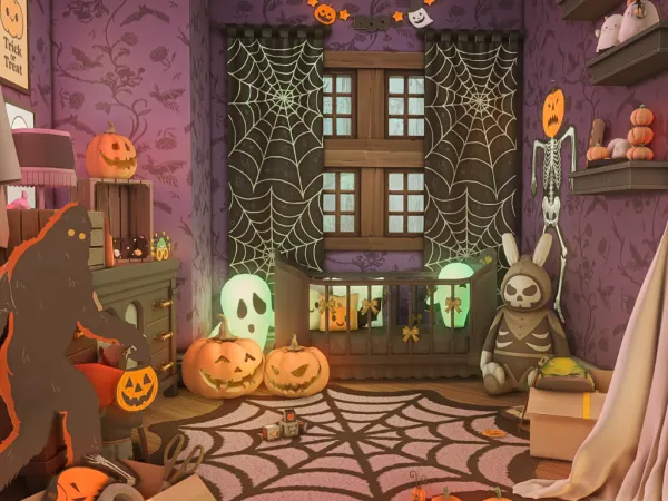 Maxis Match Spooky Cute Nursery Room - The Sims 4 Custom Content