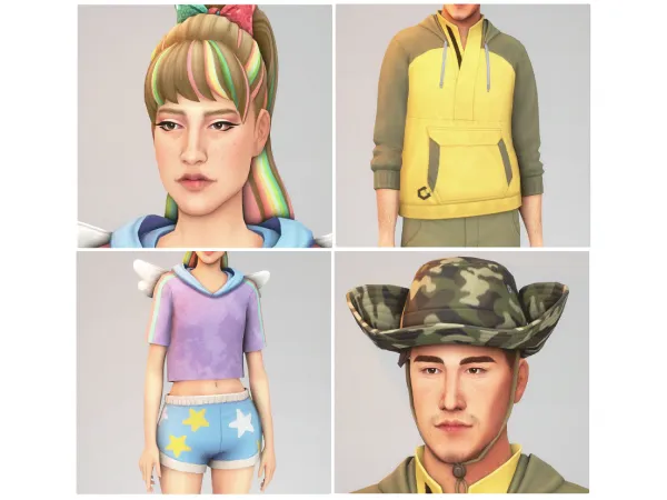 Maxis Match EP20 CAS Unlocks by adrienpastel - The Sims 4 Custom Content