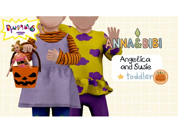 Angelina and Susie_Costume | Toddler | Halloween 2025 | Anna&Bibi