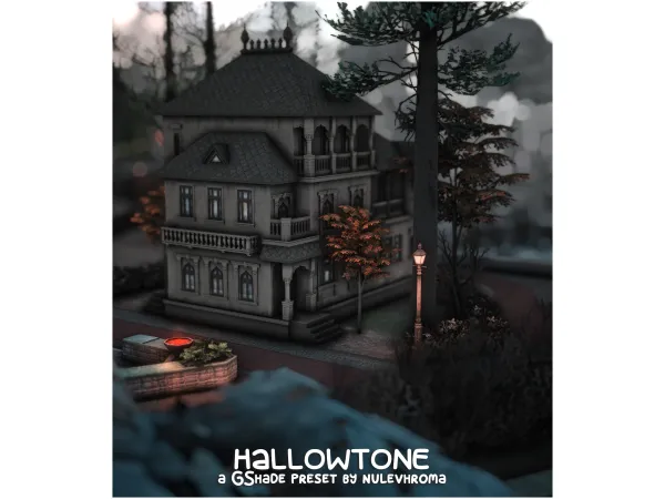 Mix GShade preset u201cHALLOWTONEu201d by nulevhroma - The Sims 4 Custom Content