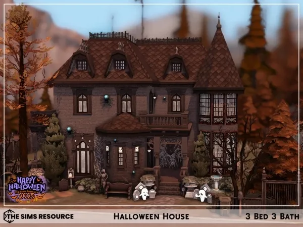 Maxis Match Halloween House Nocc - The Sims 4 Custom Content