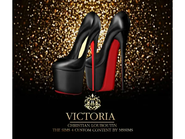 Alpha VICTORIA CHRISTIAN LOUBOUTIN by MSSIMS4 - The Sims 4 Custom Content