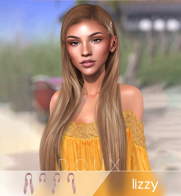 Alpha Doux Lizzy Hairstyle by douxhair - The Sims 4 Custom Content