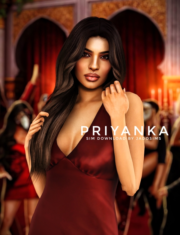 Alpha Priyanka Chopra (Sim Download) by shopwithflynnn - The Sims 4 Custom Content